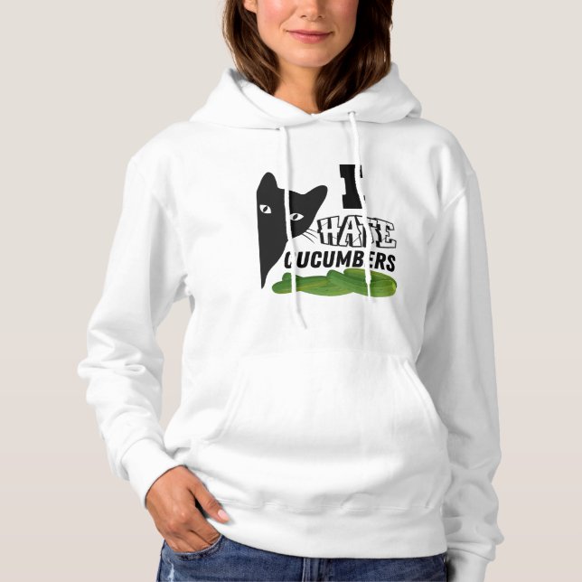 PULL À CAPUCHE JE HAÏS LE CHAT DES CUMBRES (Devant)