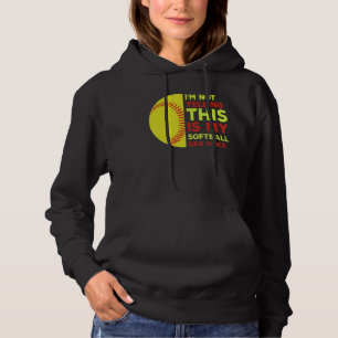 Pull À Capuche Je Ne Dis Pas Que C'Est Mon Softball Papa Voice Fi