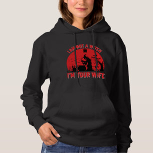 Pull À Capuche Je ne suis pas sorcière, je suis votre femme, Hall