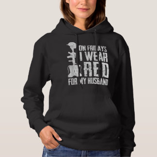 Pull À Capuche Je Porte Le Rouge Pour Quelqu'Un Spécial Je Mlle S