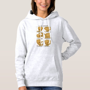 Pull À Capuche Je Suis Groot Mood Chart