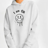 Je Suis OK T-Shirt Streetwear Visage Souriant Fond