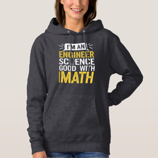 Pull À Capuche Je suis un ingénieur scientifique bon avec les mat