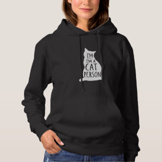 Pull À Capuche Je suis une personne à chats