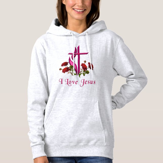 Pull À Capuche Jésus (Devant)