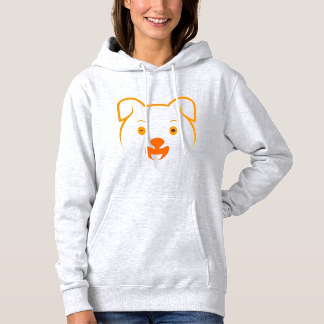 Pull À Capuche Joli chiot (Devant)