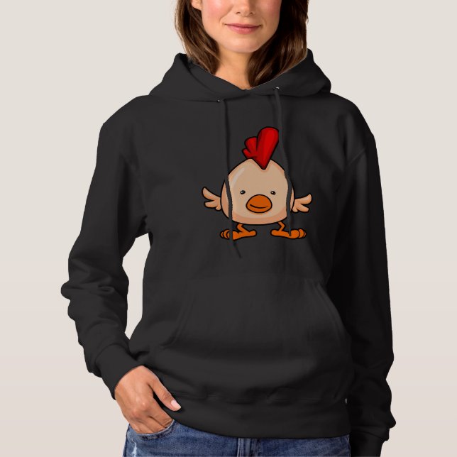Pull À Capuche Joli petit poulet (Devant)