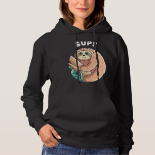 Pull À Capuche Jolie Sloth Dit Lazy Sloths Animal Graphisme