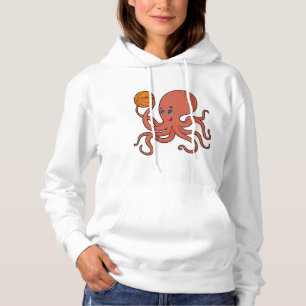 Pull À Capuche Joueur de basket-ball Octopus