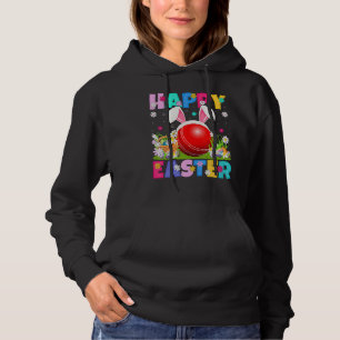Pull À Capuche Joyeux cricket lapin de Pâques Cricket dimanche de