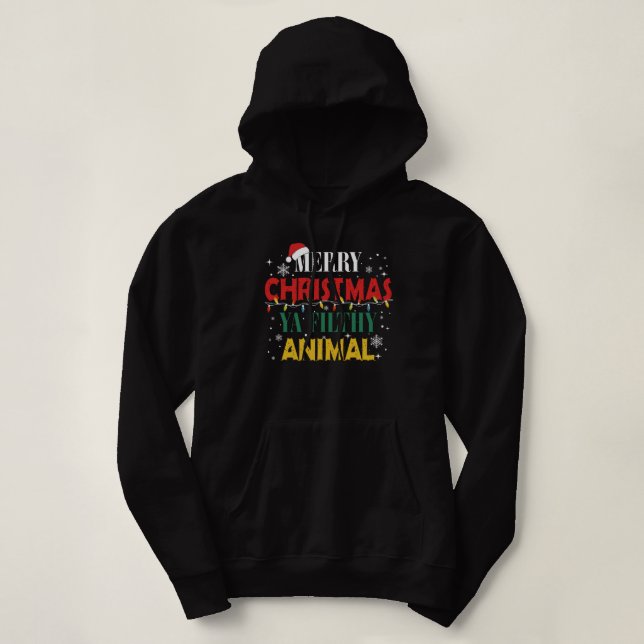 Pull À Capuche joyeux croisières (Design devant)