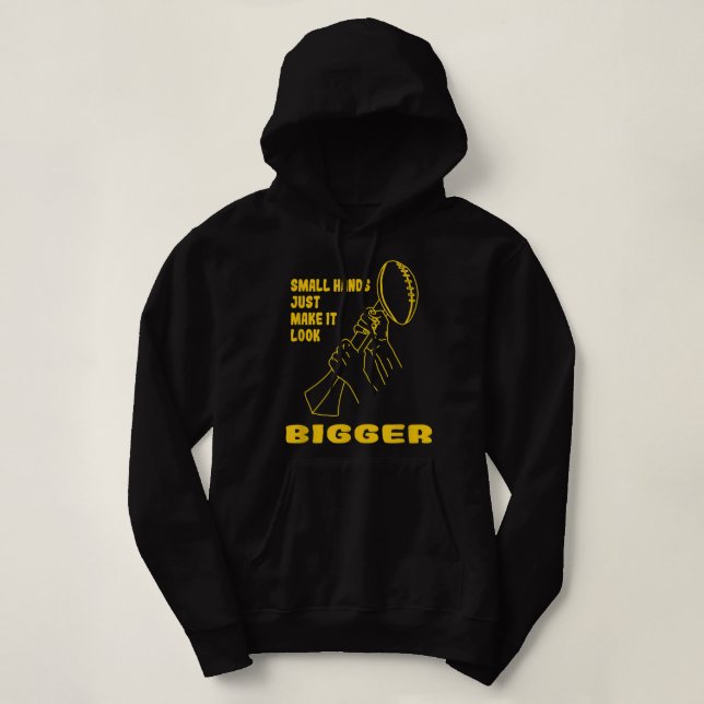 Pull À Capuche Kenny Pickett De Petites Mains Le Rendent Plus Gro (Design devant)