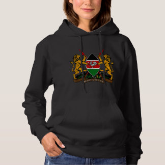 Pull À Capuche Kenya Armoiries Drapeau souvenir Nairobi