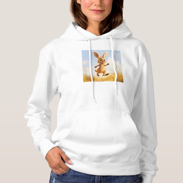 Pull À Capuche Kiki le lapin (Devant)