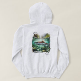 Pull À Capuche Kokanee dans le calme du ruisseau de montagne