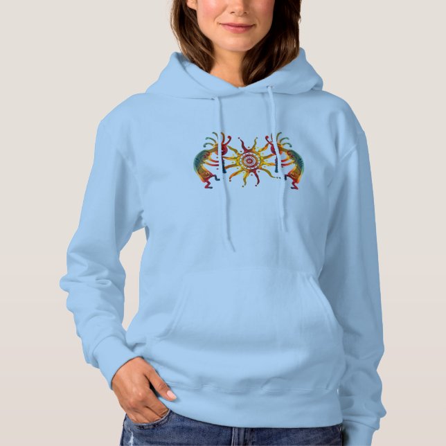 Pull À Capuche KOKOPELLI DUO SUN + vos idées (Devant)