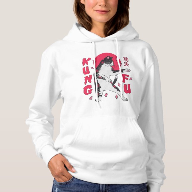 Pull À Capuche Kung Fu Cat (Devant)