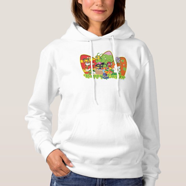 Pull À Capuche Kwamis Bonne Pâques (Devant)