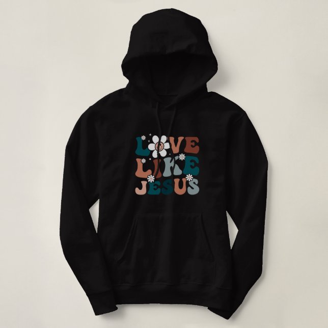 Pull À Capuche La Bible Verse Tr de Jésus-Christ (Design devant)