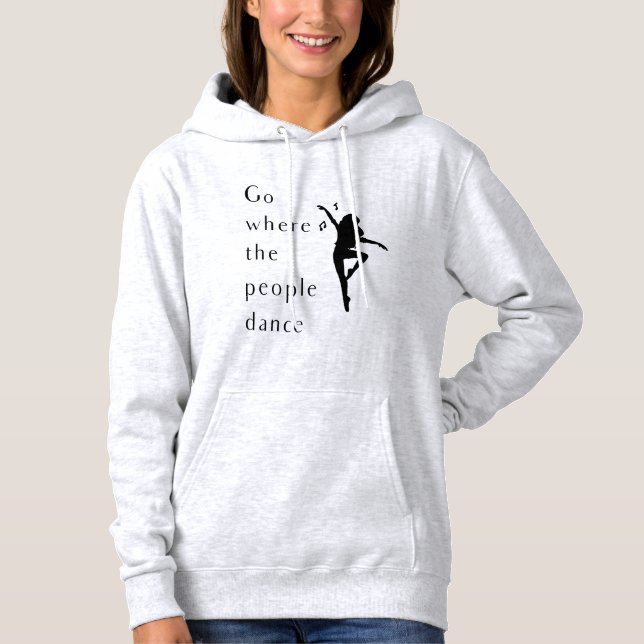 Pull À Capuche La danse, où les gens dansent (Devant)