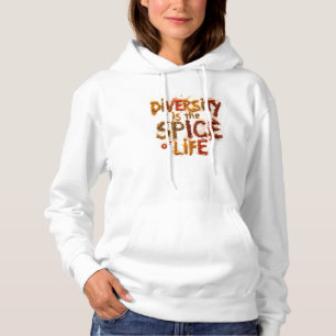 Pull À Capuche La diversité est le sel de la vie - Espace sûr