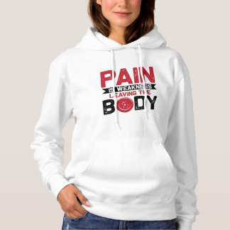 Pull À Capuche La Douleur Est Faible Quittant Le Corps
