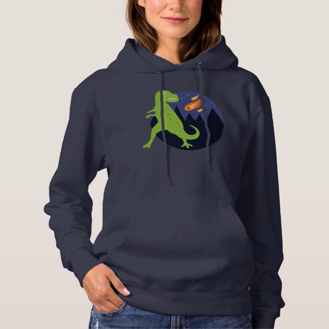 Pull À Capuche La météorite qui a collé (Devant)