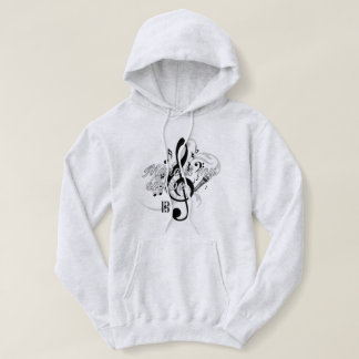 Pull À Capuche La musique est mon. sweatshirt à capuchon unisexe