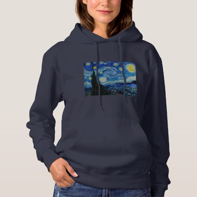Pull À Capuche la nuit étoilée 1889 par vincent van gogh (Devant)