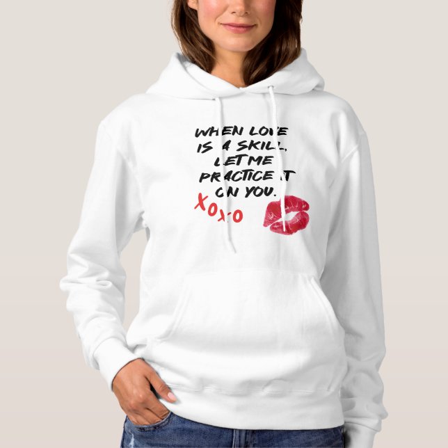 Pull À Capuche La Saint-Valentin (Devant)
