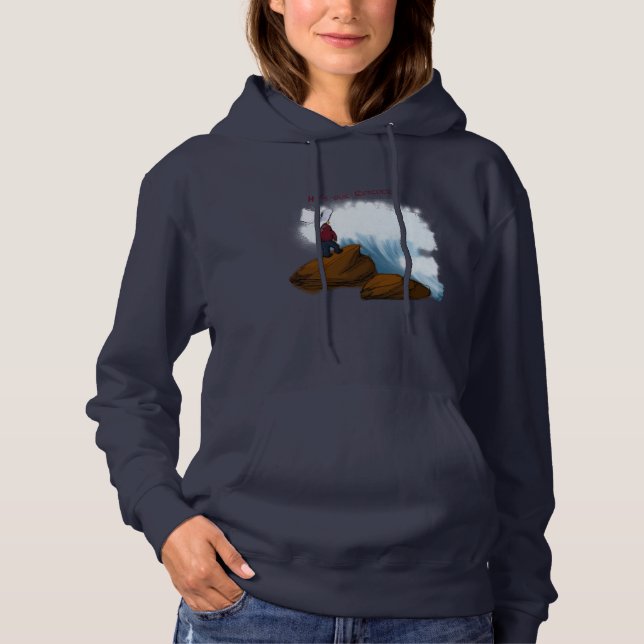 Pull À Capuche La taille des femmes adultes de sauveteur (Devant)