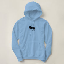 Laboratoire noir espiègle du sweatshirt à capuchon