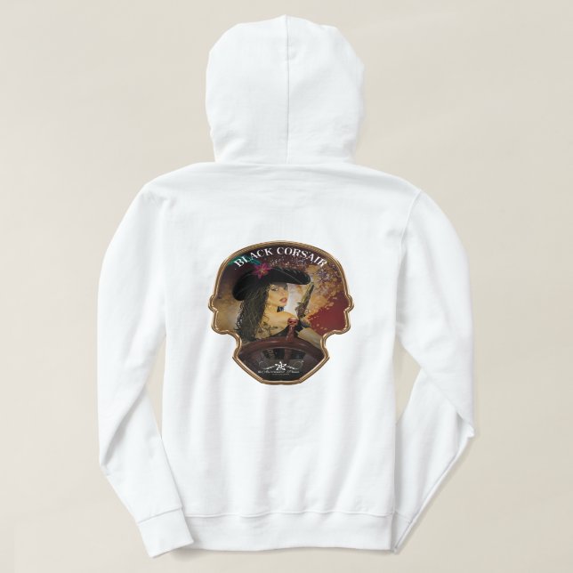 Pull À Capuche Lady Black Corsair (Design dos)