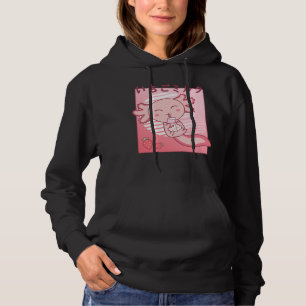 Pull À Capuche Lait de fraise Axolotl Retro Kawaii Japon Axolotl