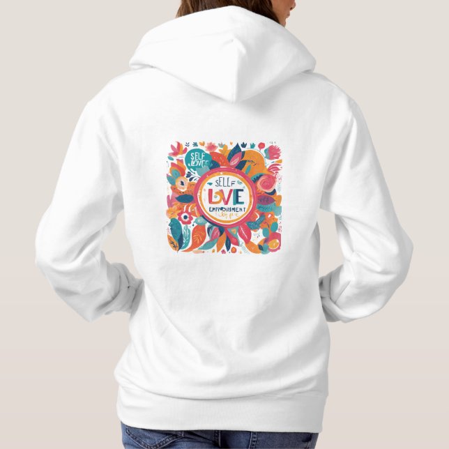 Pull À Capuche L'amour et l'autonomisation (Dos)