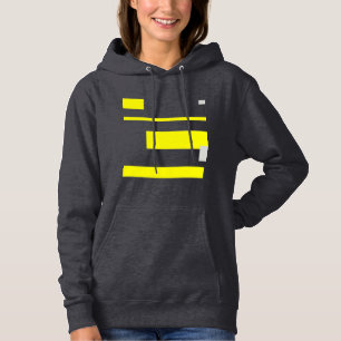 Pull À Capuche L'art Abstrait des gris jaunes
