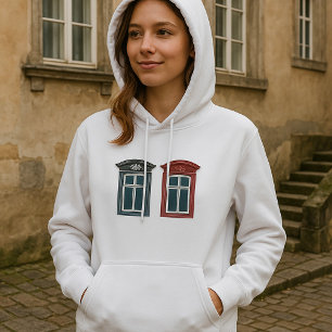 Pull À Capuche L'Art Architectural Ornate De Fenêtre Européenne