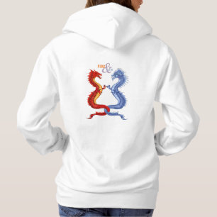 PULL À CAPUCHE LE FEU ET GLACE
