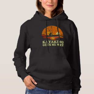 Pull À Capuche Le kayak rétro vintage du canotage en bateau me fa