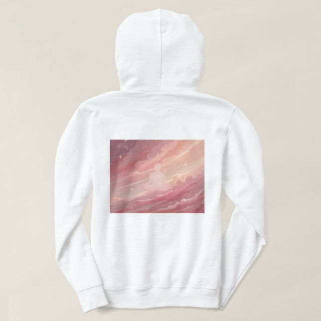Pull À Capuche Le magnétisme du coeur (Design dos)