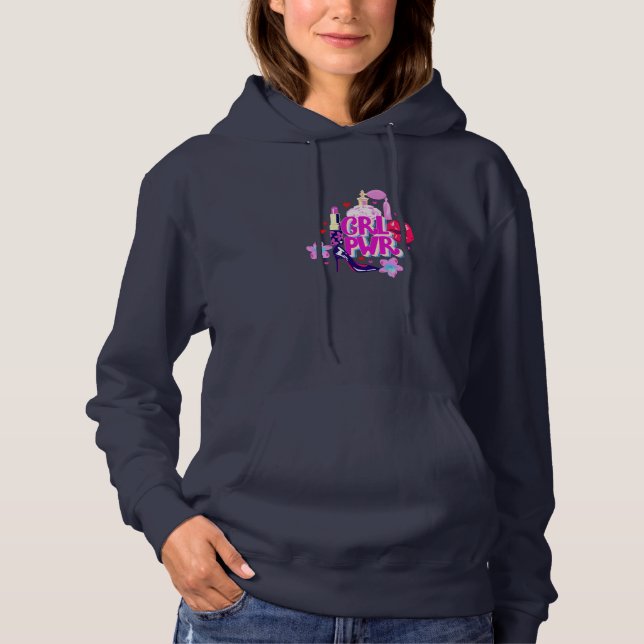 Pull À Capuche Le pouvoir des filles (Devant)
