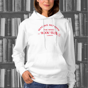 Pull À Capuche Lecture Entre Les Vins Book Club Red Crest