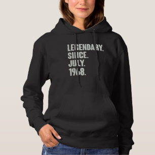 Pull À Capuche Légendaire depuis juillet 1968 54 ans 54e naissanc