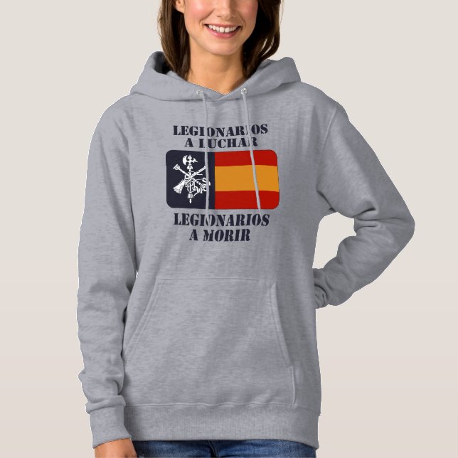 Pull À Capuche Legionarios a luchar 2 (Devant)