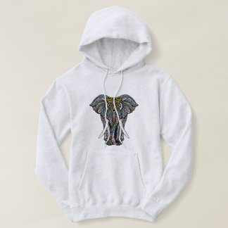 PULL À CAPUCHE L'ÉLÉPHANT DE HENNÉ (FEMMES)