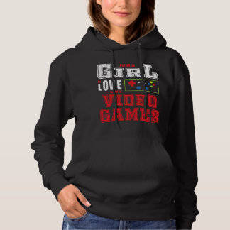Pull À Capuche Les filles adorent les jeux vidéo