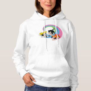 Pull À Capuche Les filles puissantes volent dans le ciel