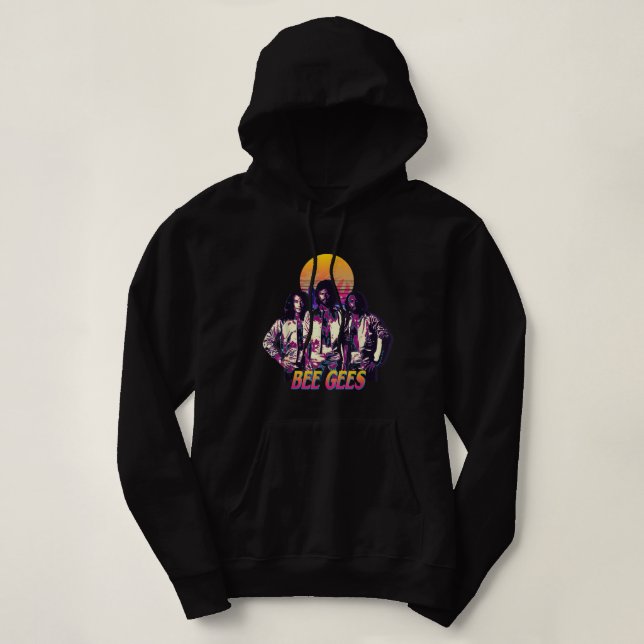 Pull À Capuche Les Oies D'Abeilles Vivent Pour Les Hommes Et Les  (Design devant)
