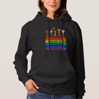 Pull À Capuche Lgbt Retro Fist Love Equal Rights It's Not A Pie