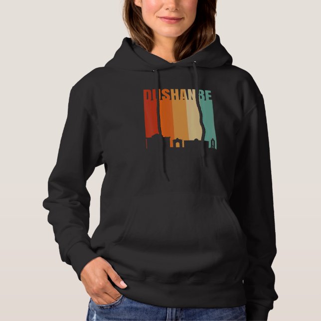 Pull À Capuche Ligne aérienne de Douchanbé (Devant)